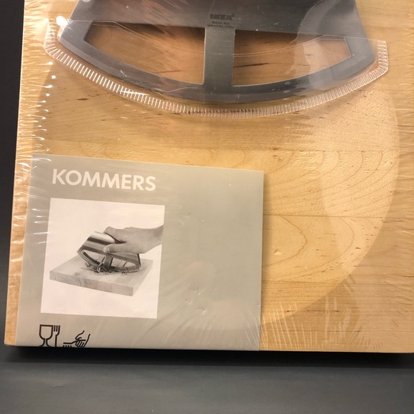IKEA / Kommers Double Blade Rolling Chopper Knife with Chopping Board - Picture 2 of 13